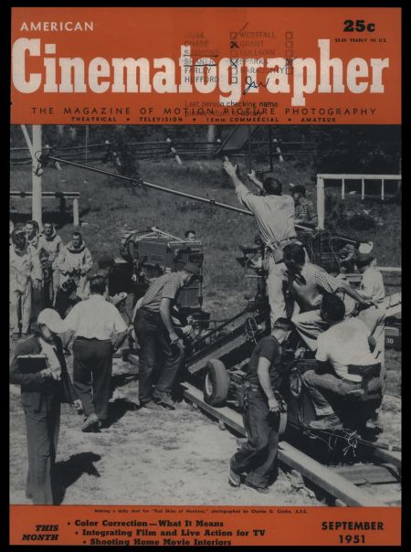American Cinematographer Vol 32 1951 09