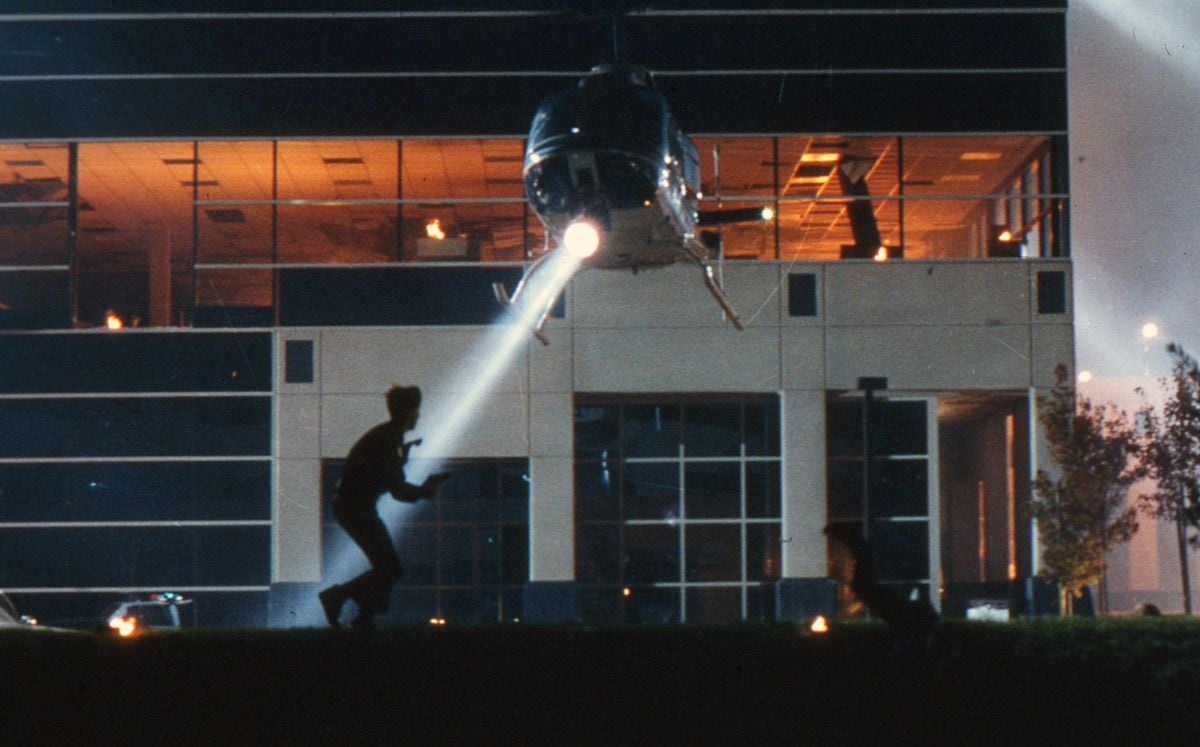 Exteriors for the shootout at the Cyberdyne Systems office building were filmed in San Jose.